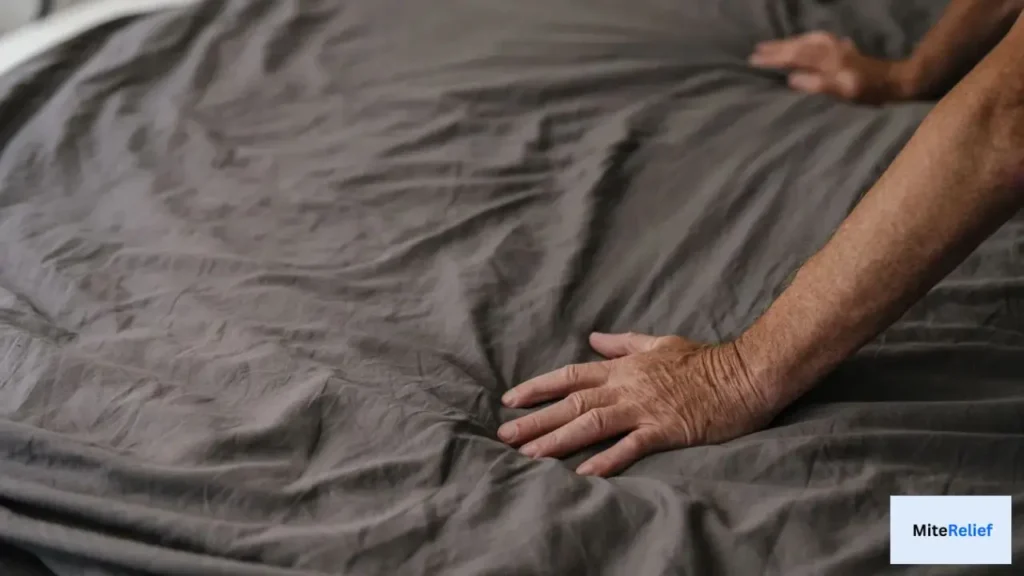 Hypoallergenic sheets made from tightly woven fabric—best bedding to keep dust mites out