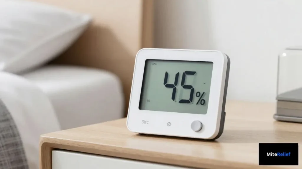 Dehumidifier for dust mite allergy helps maintain ideal bedroom humidity