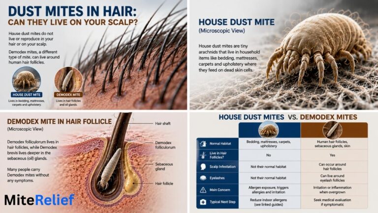 Dust Mites in Hair