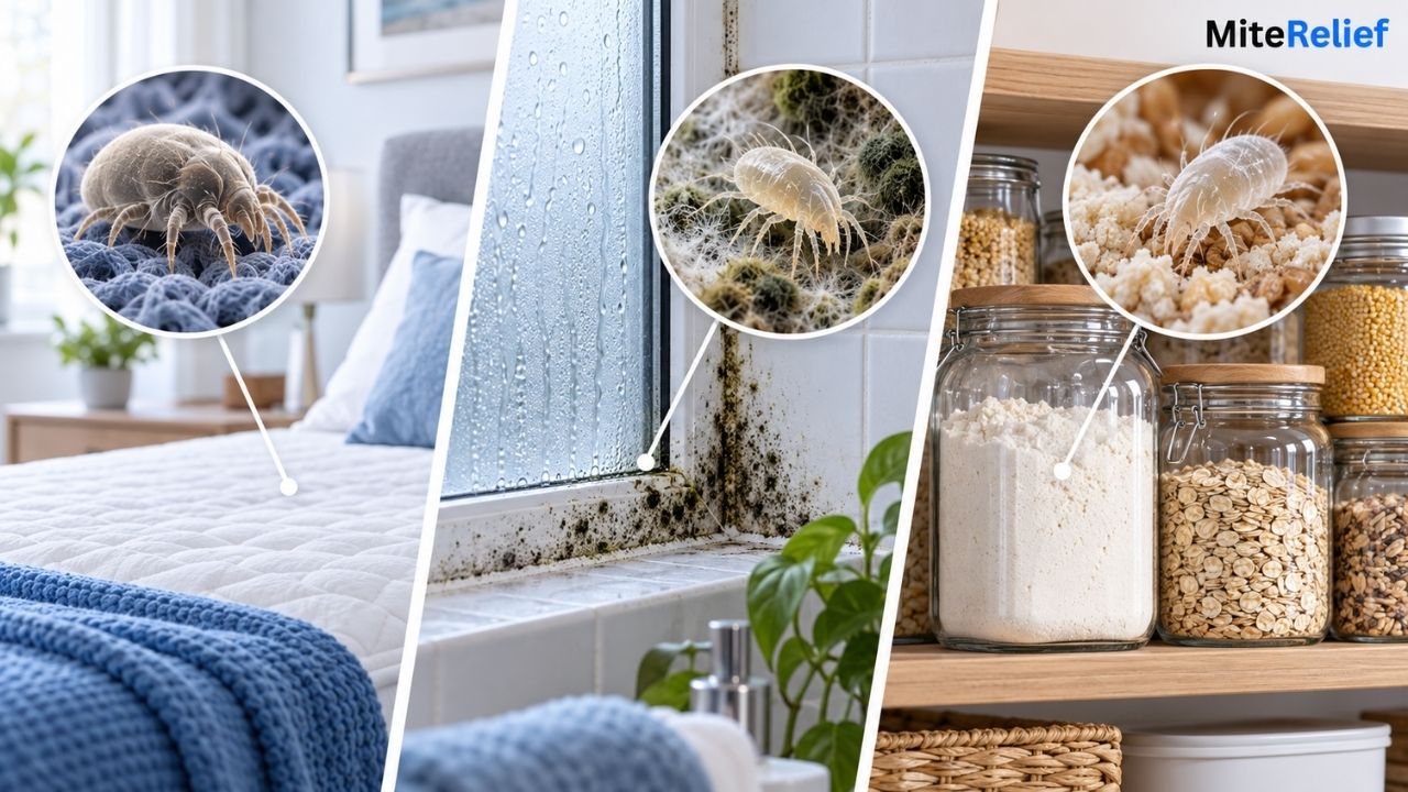 Dust Mites vs Mold Mites
