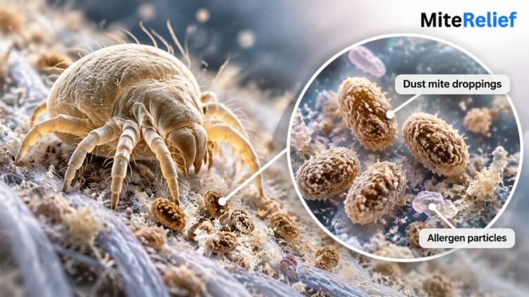 Dust Mite Droppings