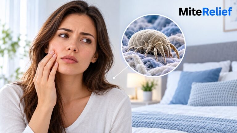 Dust Mites on Face